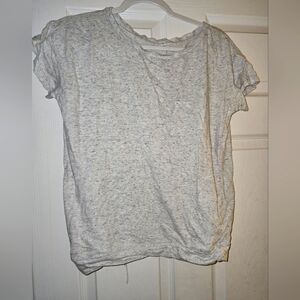 Gray "thick" Shirt with a front and side pockets in Sz Small